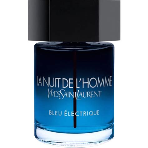 la nuit de l'homme electric blue yves saint laurent|ysl la nuit homme bleu électrique.